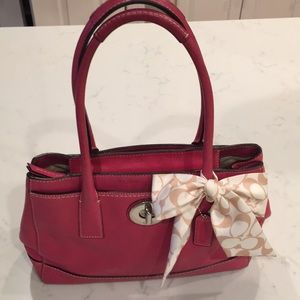Coach pink purse